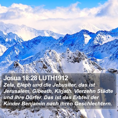 Josua 18:28 LUTH1912 Bible Verse Image