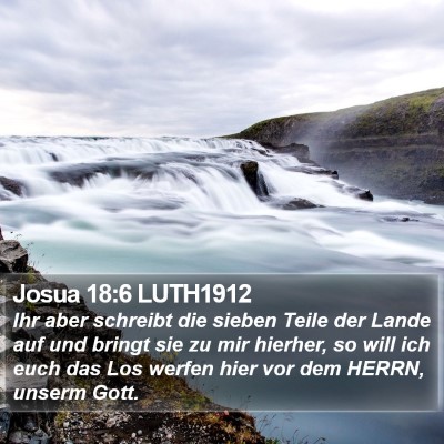 Josua 18:6 LUTH1912 Bible Verse Image