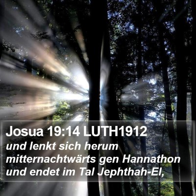 Josua 19:14 LUTH1912 Bible Verse Image