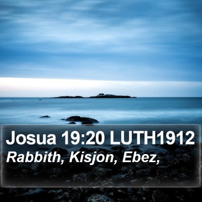 Josua 19:20 LUTH1912 Bible Verse Image