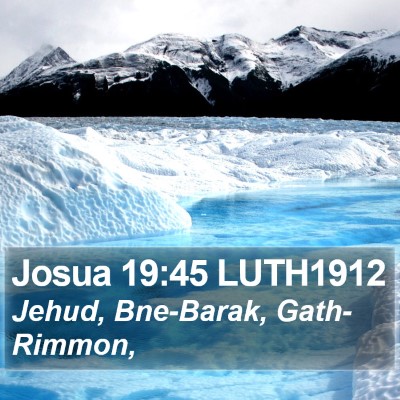 Josua 19:45 LUTH1912 Bible Verse Image