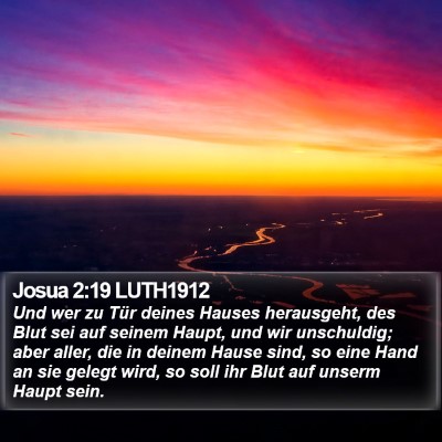 Josua 2:19 LUTH1912 Bible Verse Image