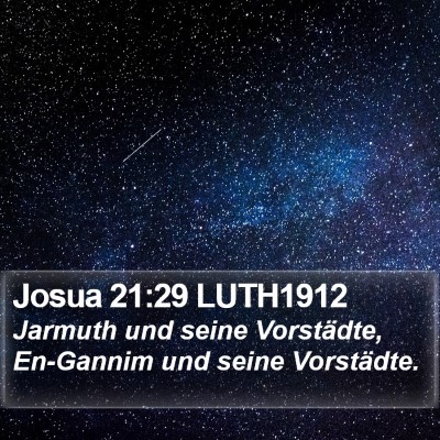 Josua 21:29 LUTH1912 Bible Verse Image