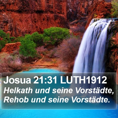 Josua 21:31 LUTH1912 Bible Verse Image