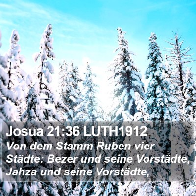 Josua 21:36 LUTH1912 Bible Verse Image