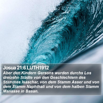 Josua 21:6 LUTH1912 Bible Verse Image