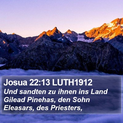 Josua 22:13 LUTH1912 Bible Verse Image