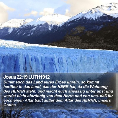 Josua 22:19 LUTH1912 Bible Verse Image