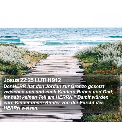 Josua 22:25 LUTH1912 Bible Verse Image