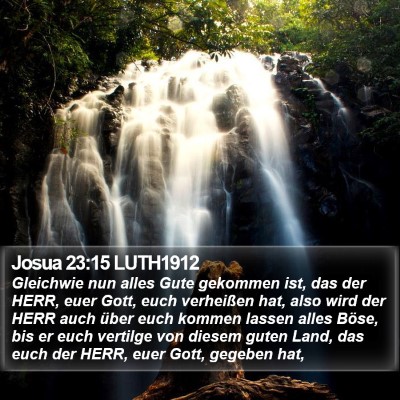 Josua 23:15 LUTH1912 Bible Verse Image