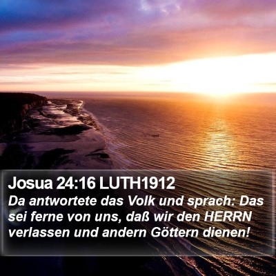 Josua 24:16 LUTH1912 Bible Verse Image