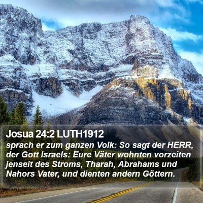Josua 24:2 LUTH1912 Bible Verse Image