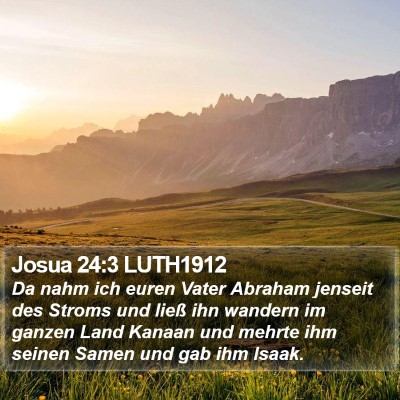 Josua 24:3 LUTH1912 Bible Verse Image
