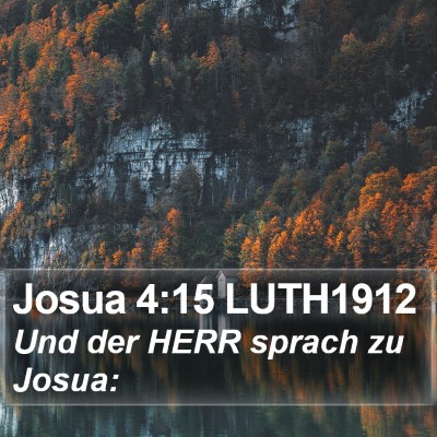 Josua 4:15 LUTH1912 Bible Verse Image
