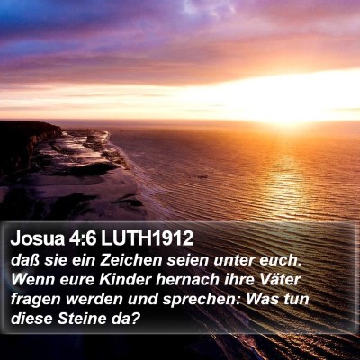 Josua 4:6 LUTH1912 Bible Verse Image