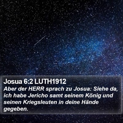 Josua 6:2 LUTH1912 Bible Verse Image