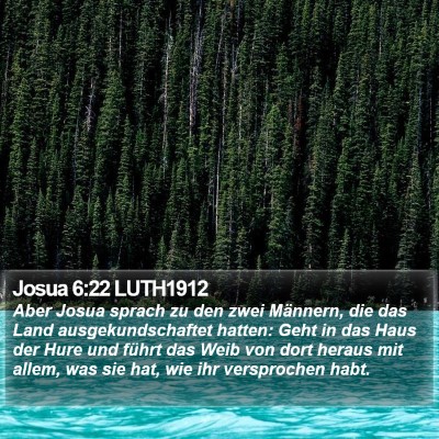 Josua 6:22 LUTH1912 Bible Verse Image