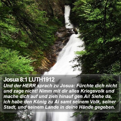 Josua 8:1 LUTH1912 Bible Verse Image