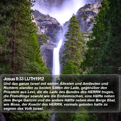 Josua 8:33 LUTH1912 Bible Verse Image