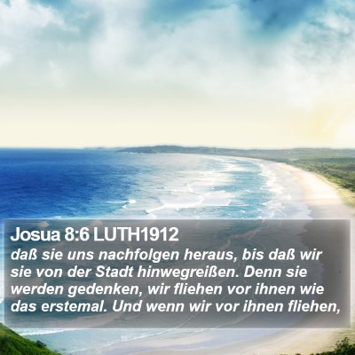 Josua 8:6 LUTH1912 Bible Verse Image