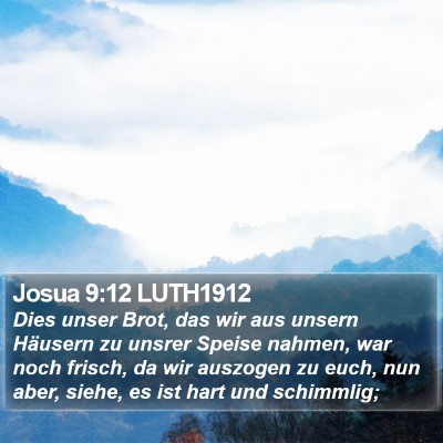 Josua 9:12 LUTH1912 Bible Verse Image