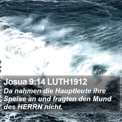 Josua 9:14 LUTH1912 Bible Verse Image
