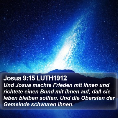 Josua 9:15 LUTH1912 Bible Verse Image