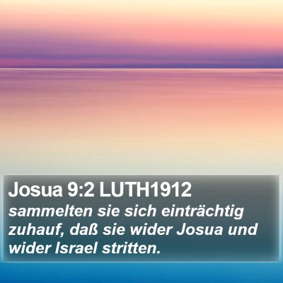 Josua 9:2 LUTH1912 Bible Verse Image