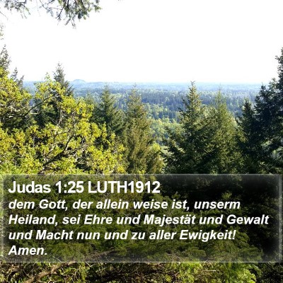 Judas 1:25 LUTH1912 Bible Verse Image