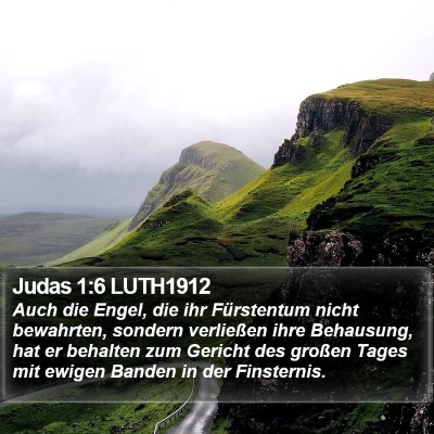 Judas 1:6 LUTH1912 Bible Verse Image