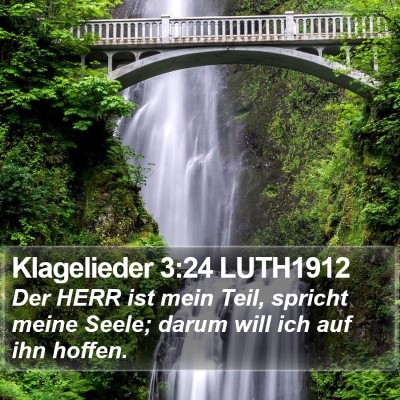 Klagelieder 3:24 LUTH1912 Bible Verse Image