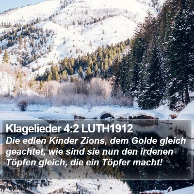 Klagelieder 4:2 LUTH1912 Bible Verse Image