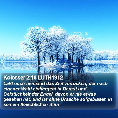 Kolosser 2:18 LUTH1912 Bible Verse Image