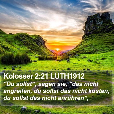Kolosser 2:21 LUTH1912 Bible Verse Image