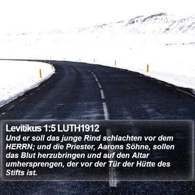 Levitikus 1:5 LUTH1912 Bible Verse Image