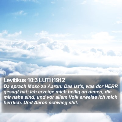 Levitikus 10:3 LUTH1912 Bible Verse Image