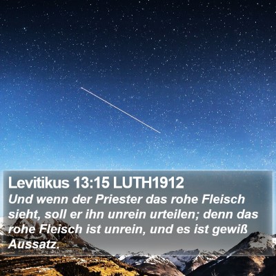 Levitikus 13:15 LUTH1912 Bible Verse Image