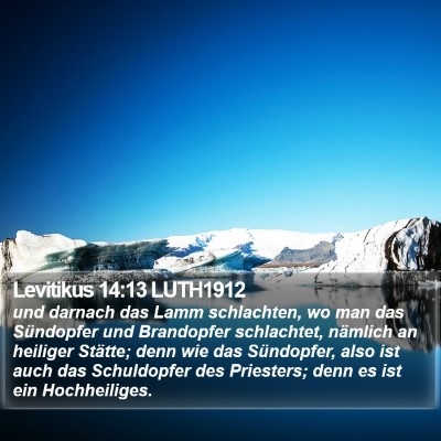 Levitikus 14:13 LUTH1912 Bible Verse Image