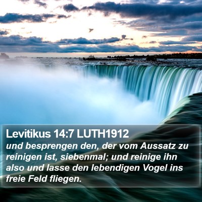 Levitikus 14:7 LUTH1912 Bible Verse Image