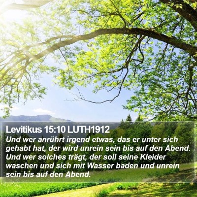 Levitikus 15:10 LUTH1912 Bible Verse Image