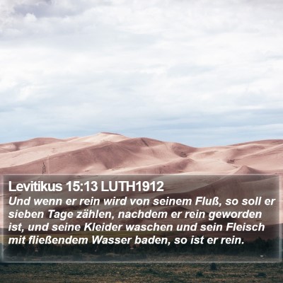 Levitikus 15:13 LUTH1912 Bible Verse Image