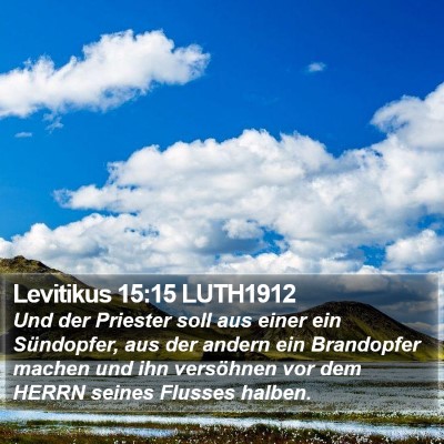 Levitikus 15:15 LUTH1912 Bible Verse Image