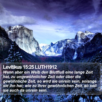 Levitikus 15:25 LUTH1912 Bible Verse Image