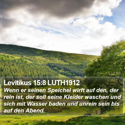 Levitikus 15:8 LUTH1912 Bible Verse Image