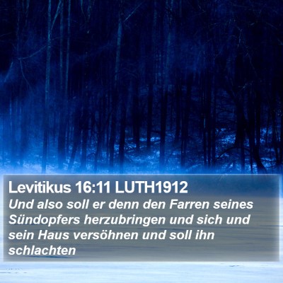 Levitikus 16:11 LUTH1912 Bible Verse Image