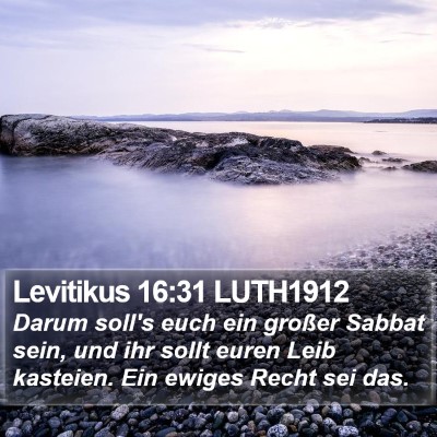 Levitikus 16:31 LUTH1912 Bible Verse Image
