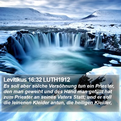 Levitikus 16:32 LUTH1912 Bible Verse Image