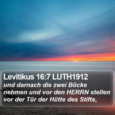 Levitikus 16:7 LUTH1912 Bible Verse Image