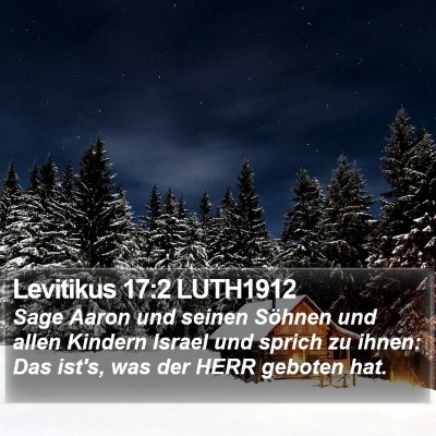 Levitikus 17:2 LUTH1912 Bible Verse Image