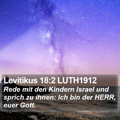 Levitikus 18:2 LUTH1912 Bible Verse Image